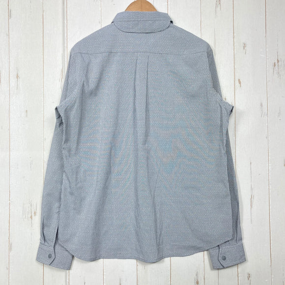 【Women's S グレー系】 Millet ( ミレー ) インセクト バリヤー ロングスリーブ チェック シャツ INSECT BARRIER LS CHK SHIRT ポリエステル ウェア トップス インナー シャツ ロングスリーブシャツ 化繊 z000604