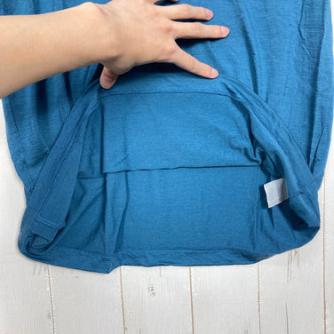 【Men's L ブルー系】 Elkex（エルケクス） メリノウール クルーネック ティー Merino Wool Crew Neck Tee メリノウール ウェア トップス インナー シャツ ショートスリーブTシャツ クルーネック ウール z00059315
