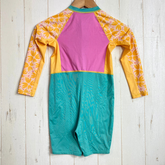 【Baby's 3T オレンジ系】 2020 Patagonia ( パタゴニア ) スイム ロンパース Swim Romper MBPI ナイロン ウェア トップス インナー シャツ ロングスリーブシャツ 化繊 z00058083 MBPI 化繊 ロングスリーブシャツ