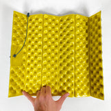 Thermarest Z-Seat Sol 银色/柠檬色睡眠系统，带靠垫 (z00054467)，均码，银色/柠檬色