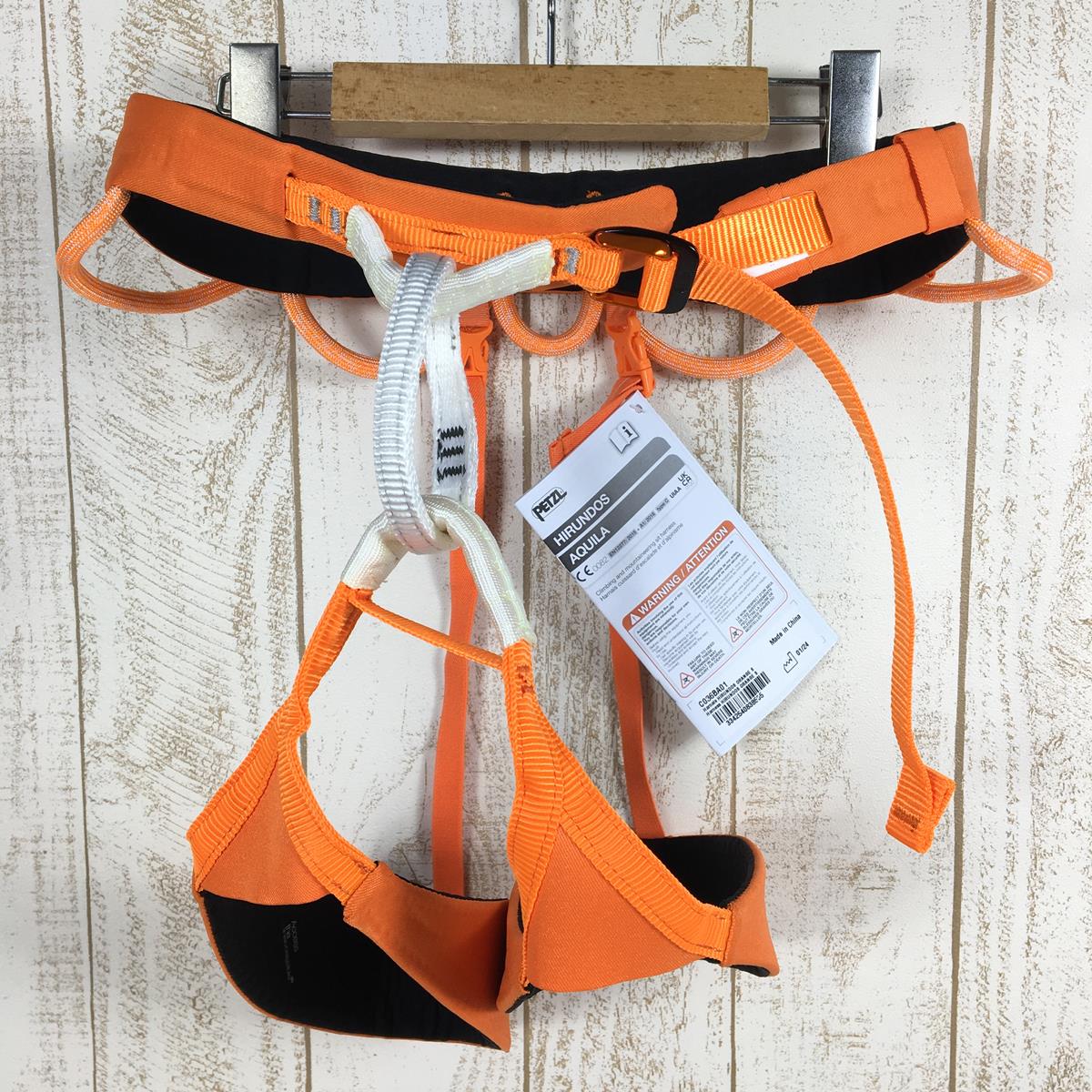 [S Orange] Petzl Hirundos 攀岩安全带 C036/C036BA01 橙色 攀岩装备