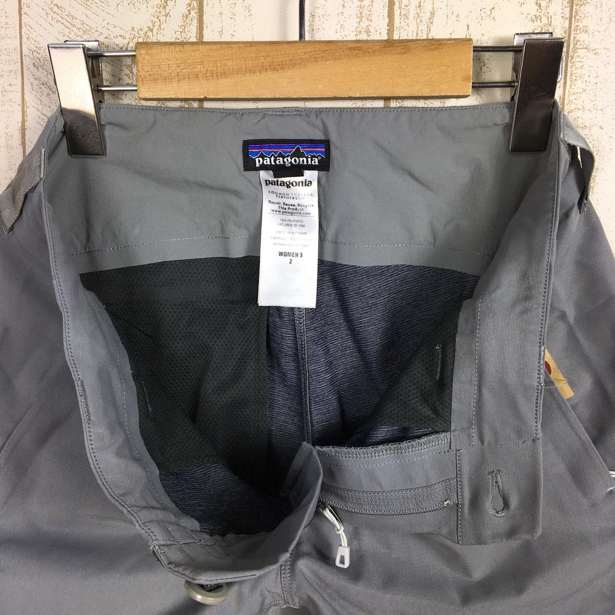 【Women's 2 グレー系】 Patagonia ( パタゴニア ) サイマル アルパイン パンツ Simul Alpine Pants ソフトシェル 83065 International Women's FEA Feather Grey ソフトシェル ロングパ