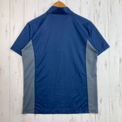 【Men's M ネイビー系】 Montbell ( モンベル ) クール ハーフスリーブジップシャツ Cool Half Sleeve Zip Shirt ポリエステル ウェア トップス インナー シャツ ショートスリーブシャツ 化繊 z00060279  化繊