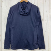 [Women's M Navy] Salomon GRID MID FZ W Polyester Wear Top Outer Jacket Fleece z00057601 Fleece Outer Jacket Top Wear