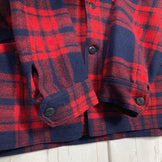 【Men's L レッド系】 1970s Pendleton ( ペンドルトン ) ウール CPO ジャケット Wool CPO Jacket ビンテージ オリジナル 入手困難 旧タグ ウール ウェア トップス インナー シャツ ロングスリーブシャツ ウール z0