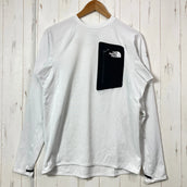 【男士 L 白色系】The North Face (北面) Expedition Dry Dot Crew 探险速干圆点套头衫 尼龙 运动服 上衣 内衣 衬衫 长袖T恤 圆领