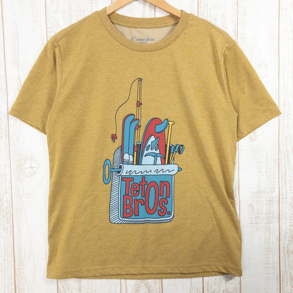 【Men's M イエロー系】 Teton Bros ( ティートンブロス ) TB Sardines Tee TB サーディン ティー ポリエステル TB241-82M Asian Men's 化繊 ショートスリーブTシャツ クルーネック インナー シャツ トッ - 【公式】2ndGEAR（セカンドギア）Webショップ【登山用品・アウトドア用品専門 買取販売店】