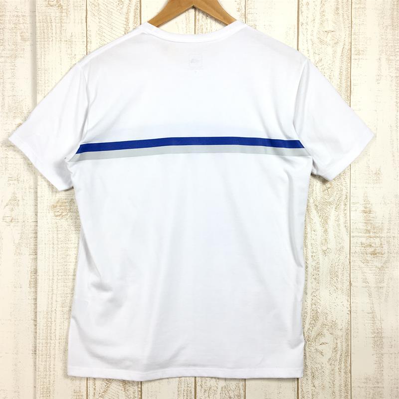 【Men's M ホワイト系】 The North Face ( ザ・ノースフェイス ) ショートスリーブ ボックスロゴ ライン ティー S/S Box Logo Line Tee Tシャツ NT32086 Asian Men's  化繊 ショートスリーブTシャツ