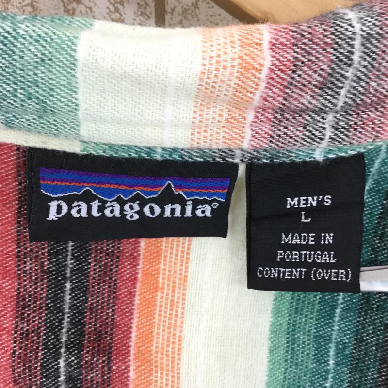 【Men's S グリーン系】 Patagonia ( パタゴニア ) ヘビー フランネル シャツ Heavy Flannel Shirts サニーストライプ 生産終了モデル リメイク International Men's サニーストライプ コットン ロングスリー