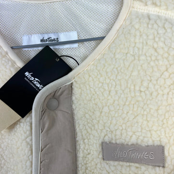【Women's S ホワイト系】 Wildthings ( ワイルドシングス ) フラッフィー ボア カーディガン Fluffy Boa Cardigan WTL24110IS OFF z00056183 OFF フリース アウター ジャケット トップス ウェア - 0
