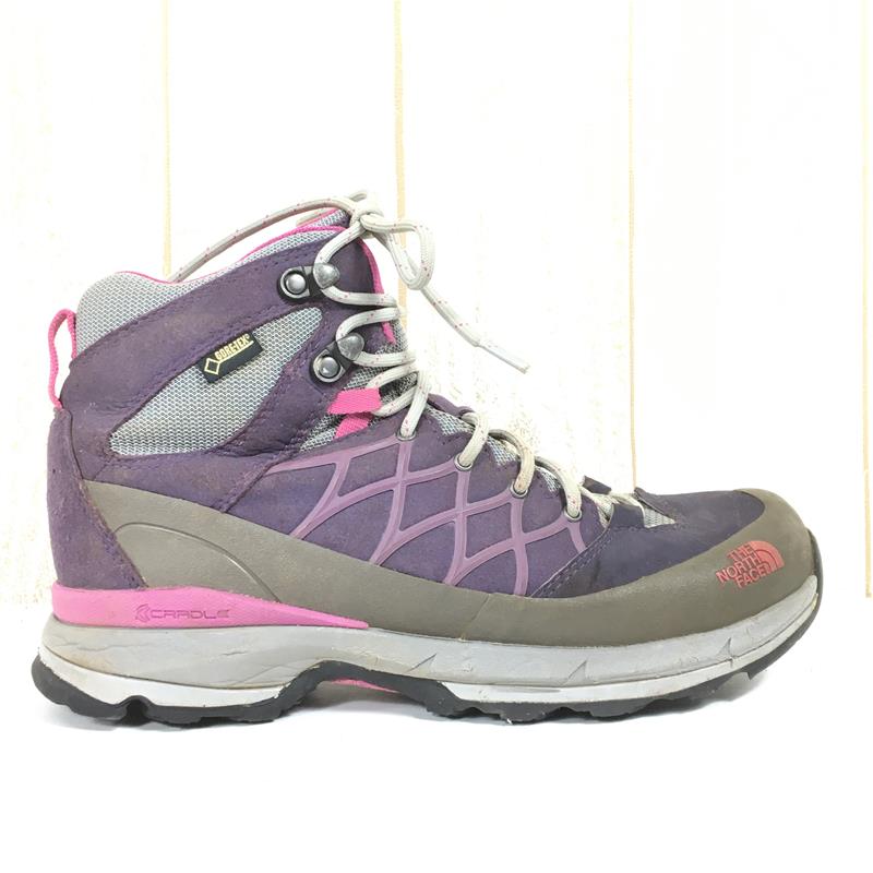 【Women's 25.0cm パープル系】 The North Face ( ザ・ノースフェイス ) レック 2 ミッド ゴアテックス Wreck Ii Mid Gore-Tex トレッキングシューズ NFW01522 Women's グランドパープル / フーシアピンク トレ