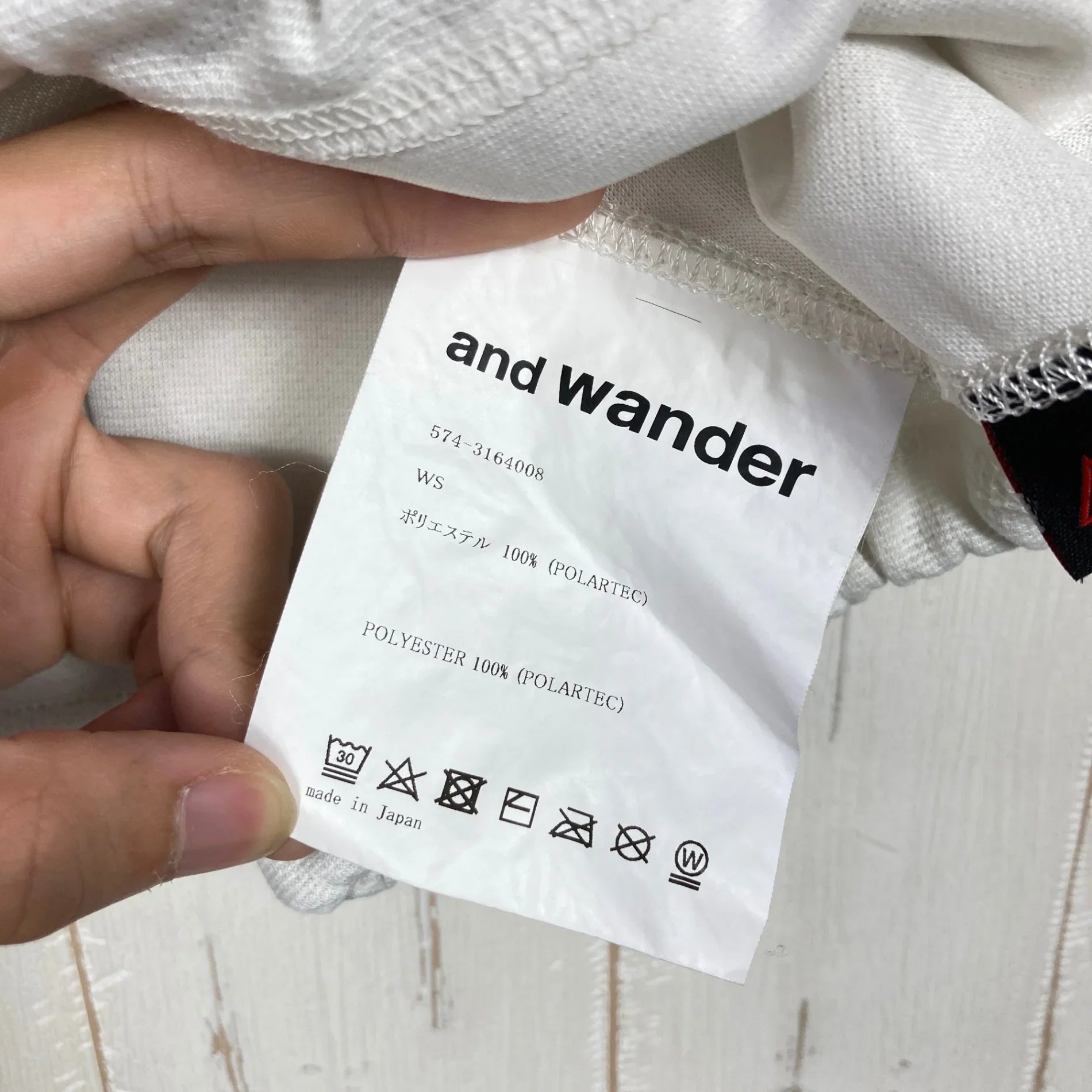 【Women's S アイボリー系】 And Wander ( アンドワンダー ) パワー ドライ ジャージー ショート スリーブ Tシャツ Power Dry Jersey Short Sleeve T Shirt Women's S アイボリー系】 And Wander ( アンドワンダー ) パワー