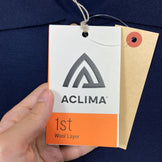 [Men's M Navy] Aclima Leisure Wool Pique Shirt 106813 232 Navy Blazer z00058206 232 Navy Blazer Wool Short Sleeve