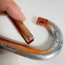 【OneSize オレンジ系】 SMC ( Seattle Manufacturing Corporation ) ヴィンテージ オーバル カラビナ Vintage Oval Carabiner ストレートゲート ロッククライミングギア z00061778  ロック-3