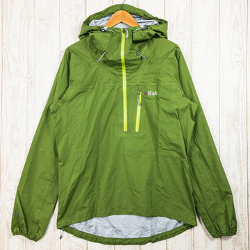 【Men's M グリーン系】 Rab ( ラブ ) デマンド プルオン Demand Pull-On ナイロン ウェア トップス アウター ジャケット レインシェル eVent ( イーベント ) z00051869 レインシェル アウター ジャケット トップス - 【公式】2ndGEAR（セカンドギア）Webショップ【登山用品・アウトドア用品専門 買取販売店】