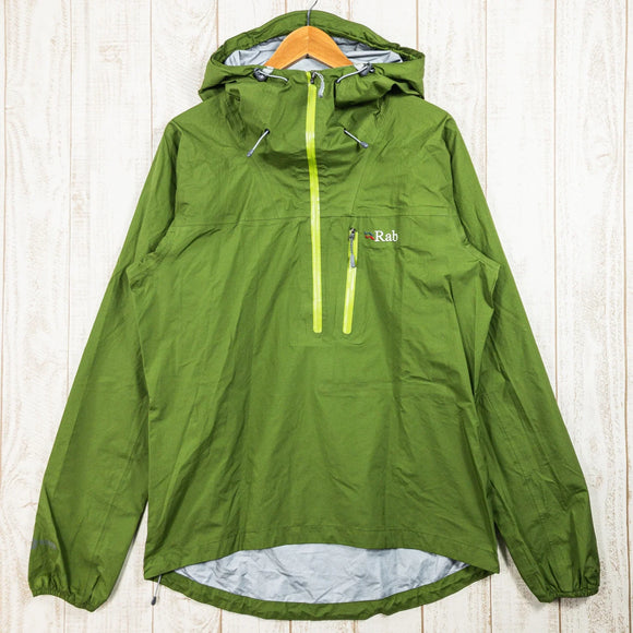 【Men's M グリーン系】 Rab ( ラブ ) デマンド プルオン Demand Pull-On ナイロン ウェア トップス アウター ジャケット レインシェル eVent ( イーベント ) z00051869 レインシェル アウター ジャケット トップス - 【公式】2ndGEAR（セカンドギア）Webショップ【登山用品・アウトドア用品専門 買取販売店】