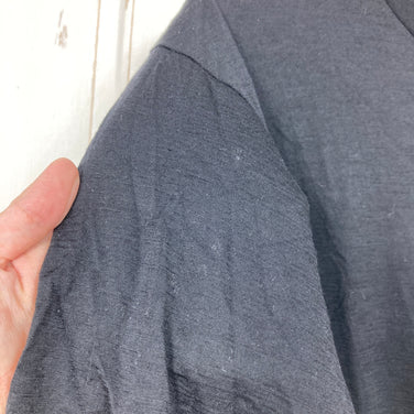【Men's L ブラック系】 Elkex（エルケクス） メリノウール クルーネック ティー Merino Wool Crew Neck Tee メリノウール ウェア トップス インナー シャツ ショートスリーブTシャツ クルーネック ウール z00059317