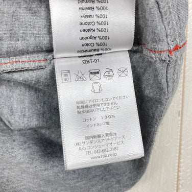 Men's Small Gray Rab Stance Tee Cotton Short Sleeve Crew Neck T-Shirt (z00053778)