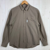 【Men's S ベージュ系】 Ridge Mountain Gear ( リッジマウンテンギア ) ベーシックロングスリーブシャツ ポリエステル ウェア トップス インナー シャツ ロングスリーブシャツ 化繊 z00054859  化繊 ロングスリーブシャツ イン