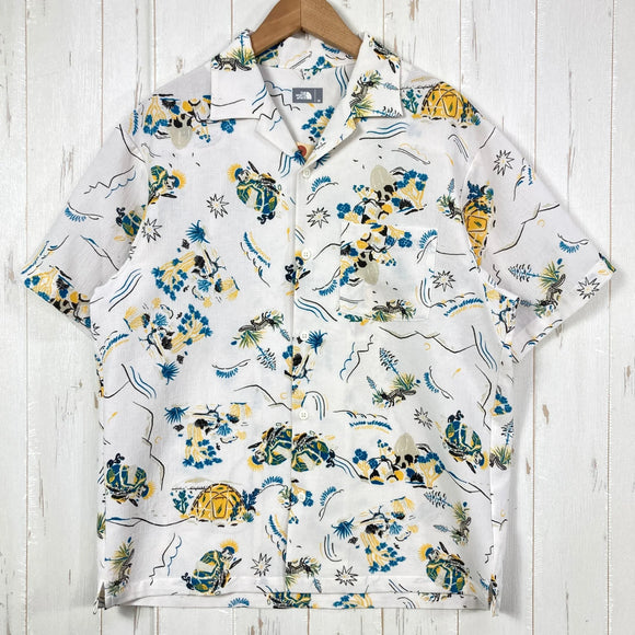 【Men's M アイボリー系】 The North Face ( ザ・ノースフェイス ) ショート スリーブ クライミング サマー シャツ S/S Climbing Summer Shirt MI モダントワールアイボリー 生産終了モデル 入手困難 ポリエステル ウ