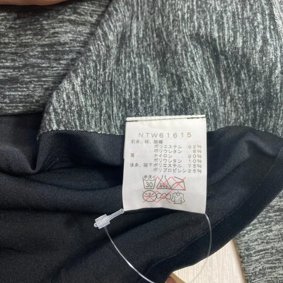 【Women's M グレー系】 The North Face ( ザ・ノースフェイス ) ロングスリーブハイブリッドフラッシュドライクルー L/S Hybrid FlashDry Crew ポリエステル ウェア トップス インナー シャツ ロングスリーブTシャツ ク