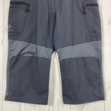 【Men's M グレー系】 Axesquin ( アクシーズクイン ) クロップド メッシュストレッチパンツ ポリエステル ウェア ボトムス ショーツ ショートパンツ  z00061415   ショーツ ショートパンツ ボトムス ウェア
