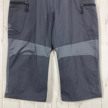 【Men's M グレー系】 Axesquin ( アクシーズクイン ) クロップド メッシュストレッチパンツ ポリエステル ウェア ボトムス ショーツ ショートパンツ  z00061415   ショーツ ショートパンツ ボトムス ウェア