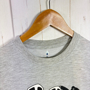 【Men's S グレー系】 Montbell ( モンベル ) Wic Tee 都庁とモンタベア ご当地Tシャツ ポリエステル ウェア トップス インナー シャツ ショートスリーブTシャツ クルーネック 化繊 z00058782  化繊 ショートスリーブTシャツ - 0