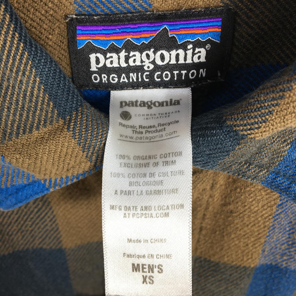 【Men's XS ブラウン系】 Patagonia ( パタゴニア ) フィヨルド フランネル シャツ Fjord Flannel Shirt ネルシャツ 53947 International Men's CTI コットン ロングスリーブシャツ インナー シャツ