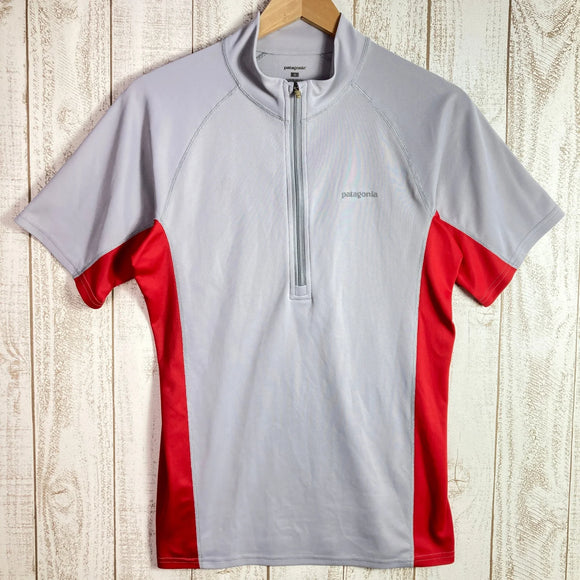 【Men's S グレー系】 2012 Patagonia ( パタゴニア ) ショートスリーブ フォアランナー 1/4ジップ Short-Sleeved Fore Runner 1/4-Zip ポリエステル ウェア トップス インナー シャツ ショートスリーブシ - 【公式】2ndGEAR（セカンドギア）Webショップ【登山用品・アウトドア用品専門 買取販売店】