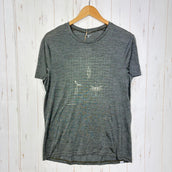 【Men's XS グリーン系】 Houdini ( フーディニ ) メンズ アクティビスト メッセージ ティー M's Activist Message Tee 237484 106 WILLOW GREEN z00055921 106 WILLOW GREEN ウ