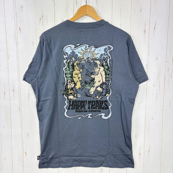 【Men's L ネイビー系】 Mountain Hardwear ( マウンテンハードウェア ) ハッピー トレイルズ ショートスリーブ Happy Trails Short Sleeve OM6911 053 z00056039 053 化繊 ショートスリーブT