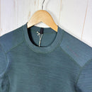 【Women's M グリーン系】 Aclima ( アクリマ ) ストリームウール クルーネック StreamWool Crewneck 108455 343 GREEN GABLES z00055905 343 GREEN GABLES ウール ロングスリーブTシャ-3