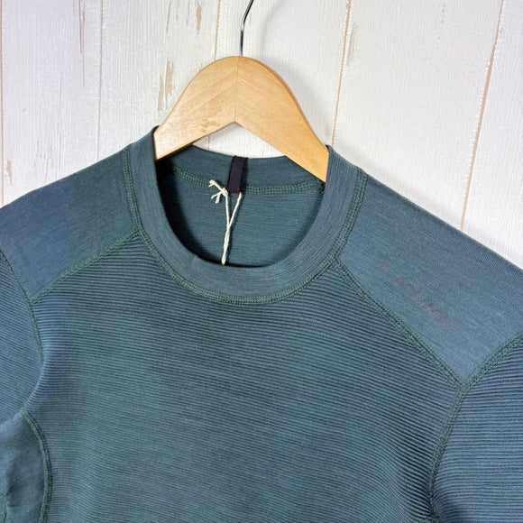 【Women's M グリーン系】 Aclima ( アクリマ ) ストリームウール クルーネック StreamWool Crewneck 108455 343 GREEN GABLES z00055905 343 GREEN GABLES ウール ロングスリーブTシャ