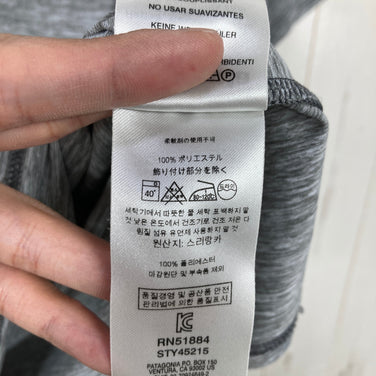 【Men's M グレー系】 2019 Patagonia ( パタゴニア ) キャプリーン クール デイリー シャツ Capilene Cool Daily Shirt FEA ポリエステル ウェア トップス インナー シャツ ショートスリーブTシャツ クルーネ