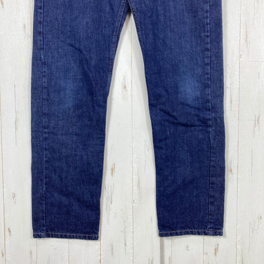 【Men's 31-32 ネイビー系】 2016 Patagonia ( パタゴニア ) フランネル ラインド フィット ジーンズ Flannel Lined Straight Fit Jeans オーガニックコットン ウェア ボトムス ロングパンツ コットン z00059