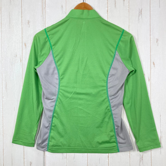【Women's M グリーン系】 Finetrack ( ファイントラック ) ドラウト エア ジップネック ポリエステル ウェア トップス インナー シャツ ロングスリーブシャツ 化繊 z00060129  化繊 ロングスリーブシャツ インナー シャツ トップス ウ