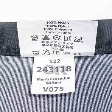 【Men's XL ブラック系】 Outdoor Research ( アウトドアリサーチ ) クロコゲイター クロコダイルゲイター Crocodile Gaiters ナイロン ウェア ウェア小物 ゲイター スパッツ GORE-TEX ( ゴアテックス ) z000 - 【公式】2ndGEAR（セカンドギア）Webショップ【登山用品・アウトドア用品専門 買取販売店】