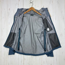 【Women's L グレー系】 Finetrack ( ファイントラック ) フロウ ラップ フーディ Flow Wrap Hoody ブルーグレー エバーブレスエア ニットラミネート ナイロン ウェア トップス アウター ジャケット ソフトシェル z0006112-3