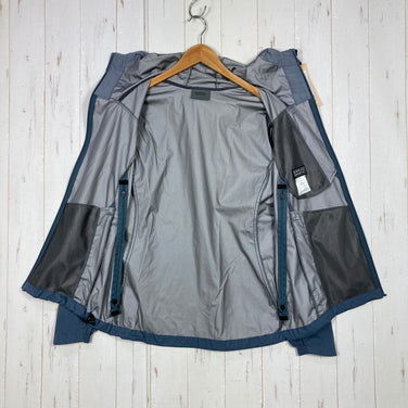 【Women's L グレー系】 Finetrack ( ファイントラック ) フロウ ラップ フーディ Flow Wrap Hoody ブルーグレー エバーブレスエア ニットラミネート ナイロン ウェア トップス アウター ジャケット ソフトシェル z0006112