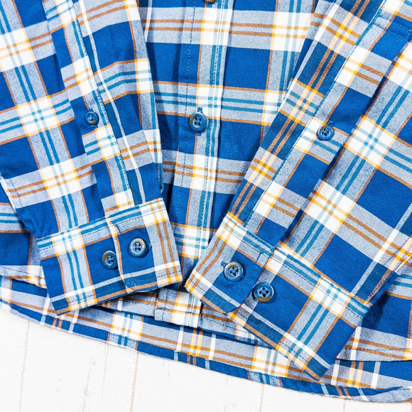 【Men's M ブルー系】 Columbia ( コロンビア ) インディペンデンス パス ロングスリーブ シャツ Independence Pass Long Sleeve Shirt ポリエステル ウェア トップス インナー シャツ ロングスリーブシャツ 化