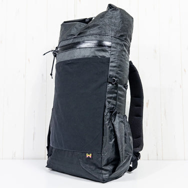 均码黑色 Waymark Gear Company Mile 28L 尼龙收纳背包/背包（容量高达 29L）ECO PAK E（已停产型号，很难找到）