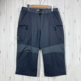 【Men's M グレー系】 Axesquin ( アクシーズクイン ) クロップド メッシュストレッチパンツ ポリエステル ウェア ボトムス ショーツ ショートパンツ  z00061415   ショーツ ショートパンツ ボトムス ウェア