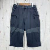 【Men's M グレー系】 Axesquin ( アクシーズクイン ) クロップド メッシュストレッチパンツ ポリエステル ウェア ボトムス ショーツ ショートパンツ  z00061415   ショーツ ショートパンツ ボトムス ウェア