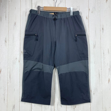 【Men's M グレー系】 Axesquin ( アクシーズクイン ) クロップド メッシュストレッチパンツ ポリエステル ウェア ボトムス ショーツ ショートパンツ  z00061415   ショーツ ショートパンツ ボトムス ウェア