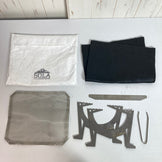 Sola Titanium Gear Super Naturestove #1 Titanium Camping Gear, Silver (One Size) - Fire Pit (z00055583)