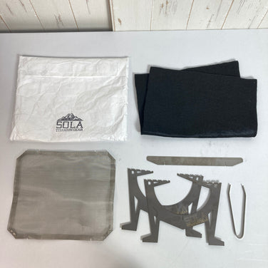 Sola Titanium Gear Super Naturestove #1 Titanium Camping Gear, Silver (One Size) - Fire Pit (z00055583)