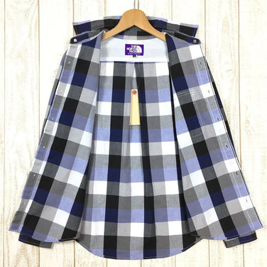 【Men's S ブルー系】The North Face ( ザ ノースフェイス ) × ナナミカ パープルレーベル クールマックス ポプリン ストレッチ シャツ Coolmax Poplin Stretch Shirt 生産終了モデル 入手困難 NT3509N Asian Men's コットン ロングスリーブシャツ インナー シャツ トップス ウェア - 【公式】2ndGEAR（セカンドギア）Webショップ【登山用品・アウトドア用品専門 買取販売店】