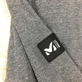 【Men's XL グレー系】 Millet ( ミレー ) アルファ ライト スウェット 2 クルー Alph L Sweat Ii Crew ポーラテックアルファ アクティブインサレーション MIV01902 Men's 化繊 ロングスリーブTシャツ クルーネ - 【公式】2ndGEAR（セカンドギア）Webショップ【登山用品・アウトドア用品専門 買取販売店】