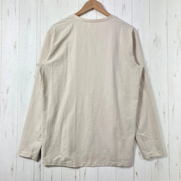 【Men's M ベージュ系】 Houdini ( フーディニ ) カバー クルー Cover Crew ポリエステル ウェア トップス インナー シャツ ロングスリーブTシャツ クルーネック 化繊 z00059689  化繊 ロングスリーブTシャツ クルーネック - 0